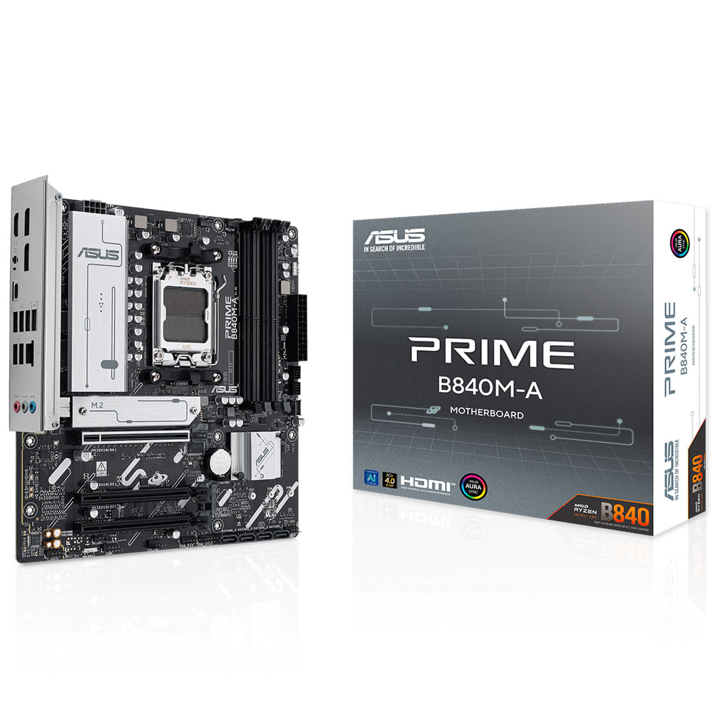 MOTHERBOARD ASUS PRIME B840M-A AM5 DDR5 SIN WIFI