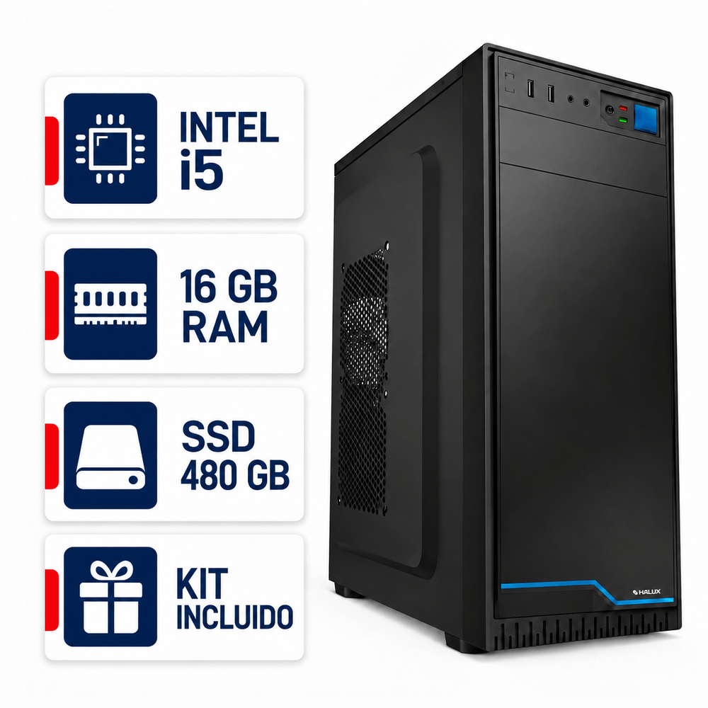 PC ARMADA INTEL CORE I5-12400 16GB RAM SSD 480GB