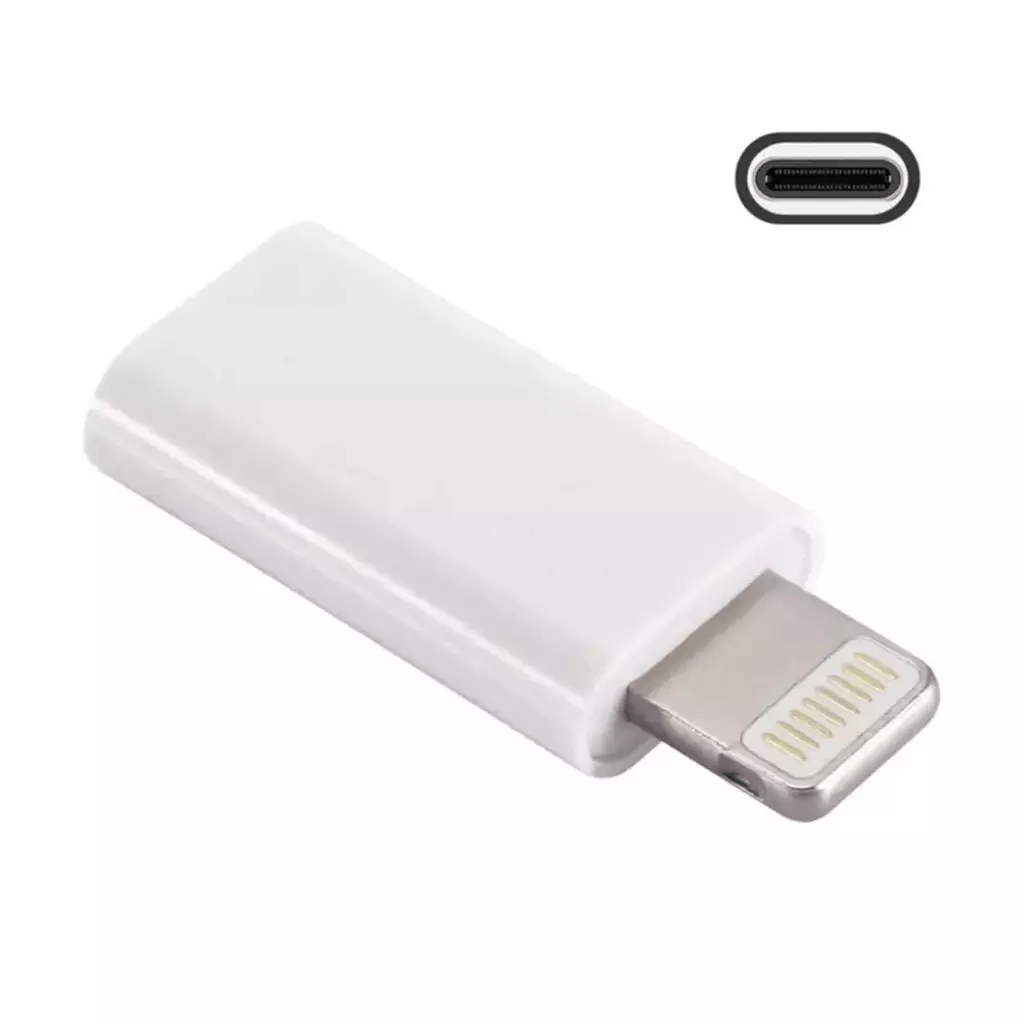 ADAPTADOR IPHONE MACHO A USB-C HEMBRA
