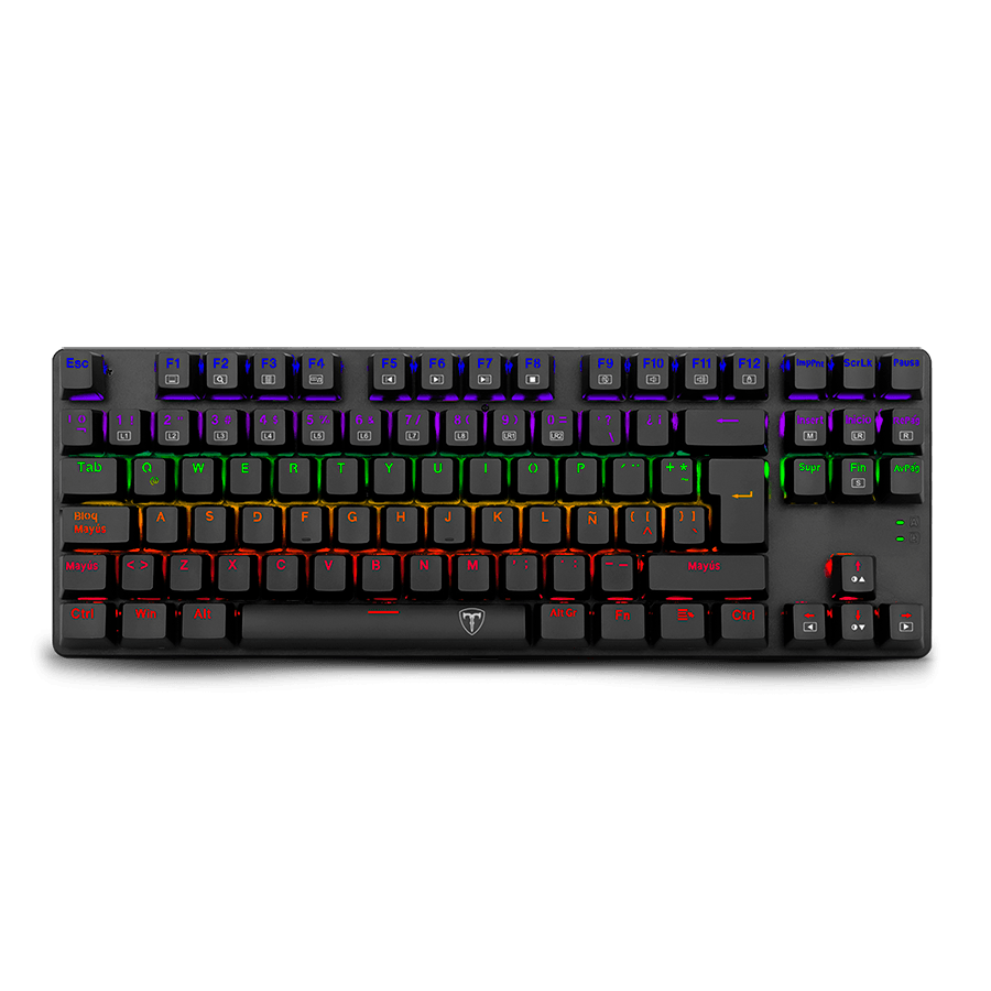 TECLADO T-DAGGER BORA LITE T-TGK313-LIT BLACK