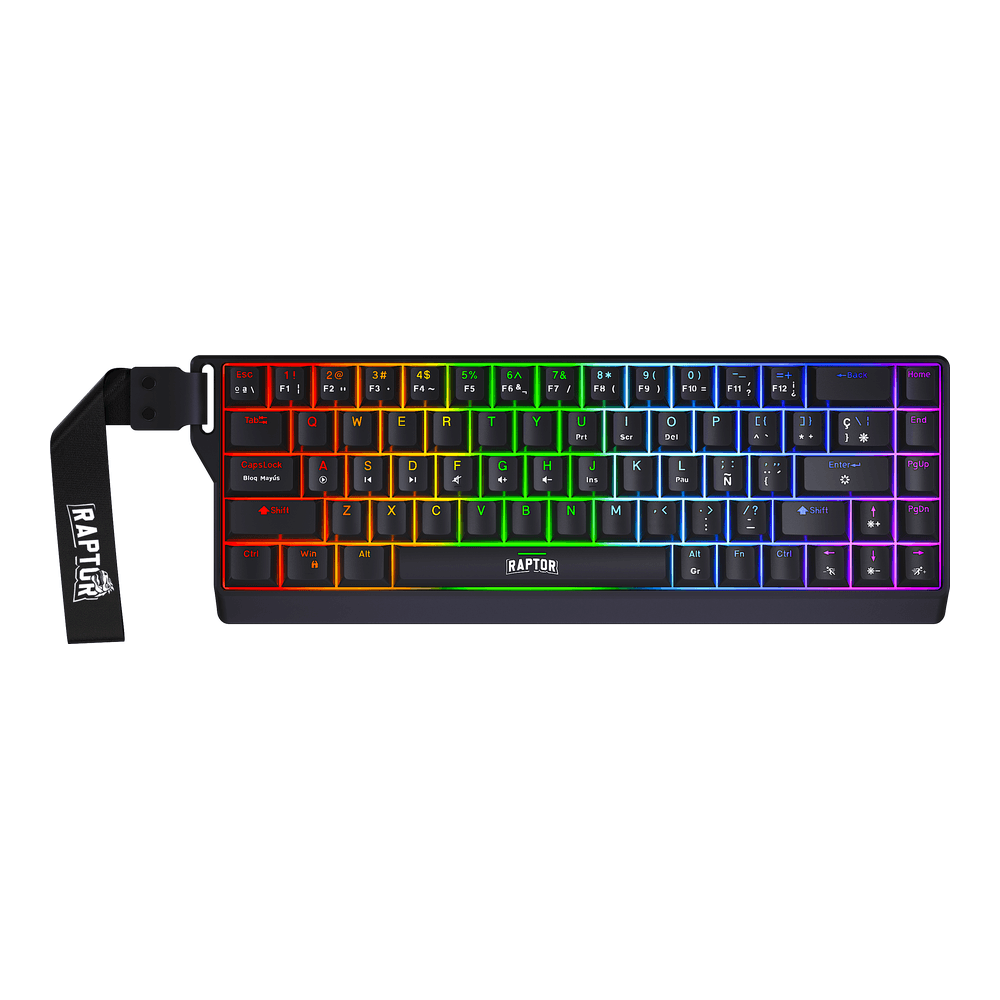 TECLADO RAPTOR FIRECLAW M68 MAGNÉTICO