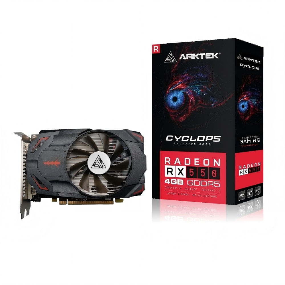 PLACA DE VIDEO ARKTEK RADEON RX 550 4GB