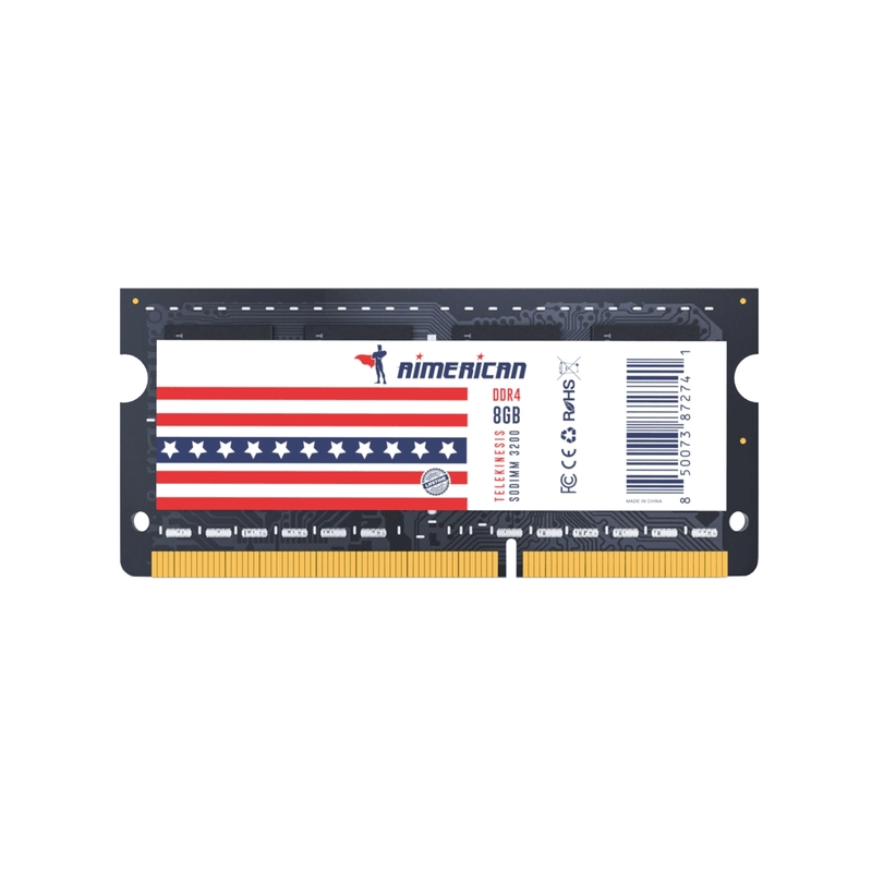 MEMORIA RAM SODIMM 8GB DDR4 3200MHZ AIMERICAN TELEKINESIS